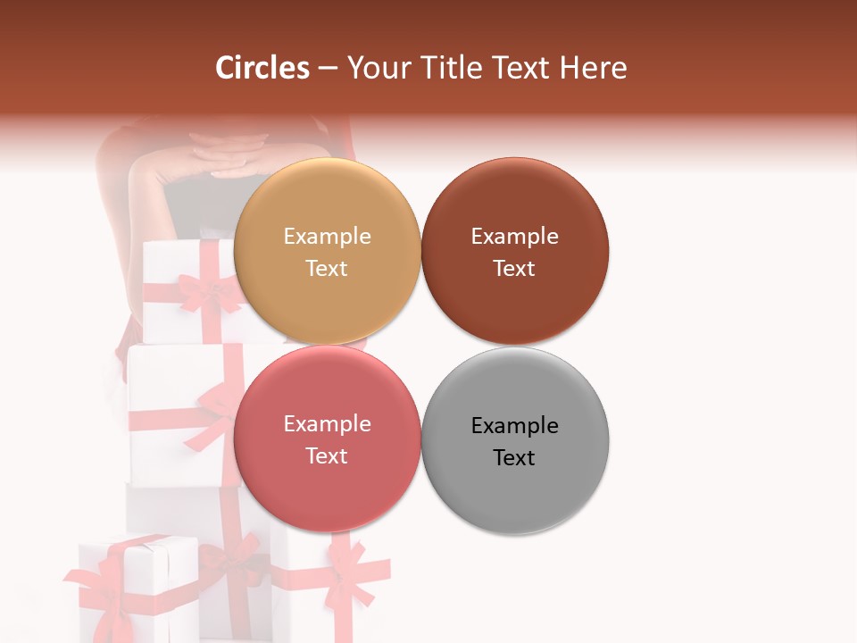 Present Happy Lot PowerPoint Template