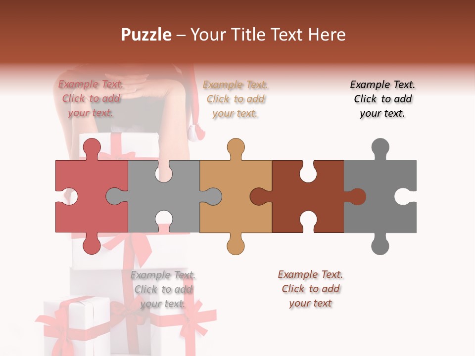 Present Happy Lot PowerPoint Template