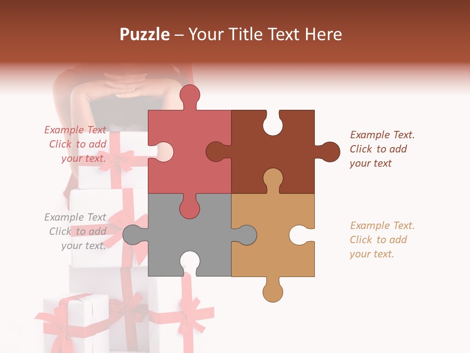 Present Happy Lot PowerPoint Template