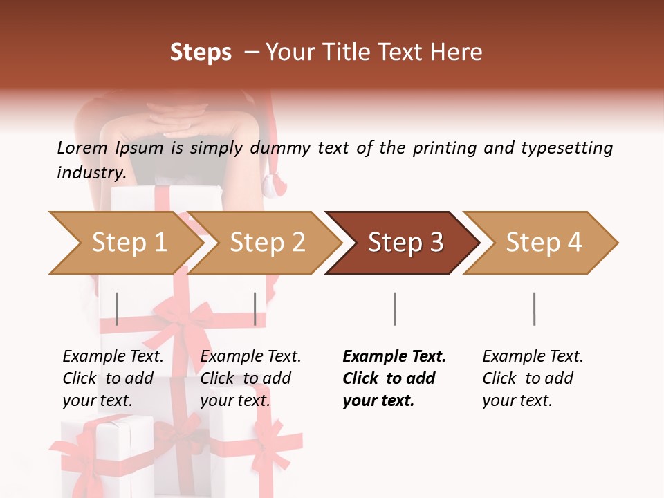 Present Happy Lot PowerPoint Template