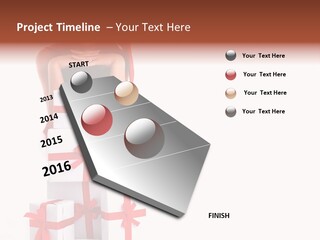 Present Happy Lot PowerPoint Template