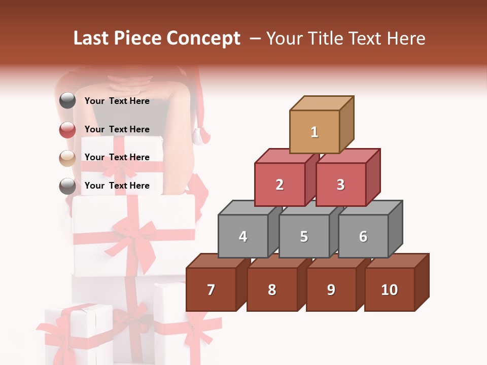 Present Happy Lot PowerPoint Template