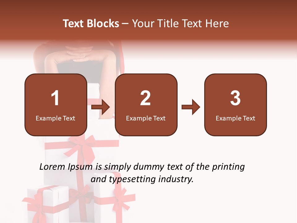 Present Happy Lot PowerPoint Template