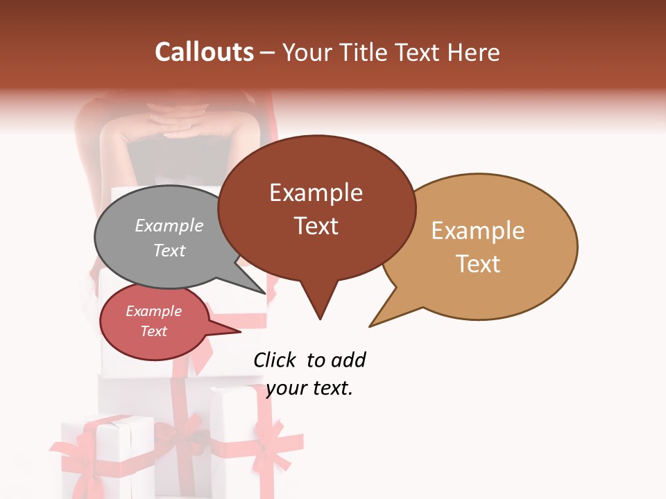 Present Happy Lot PowerPoint Template