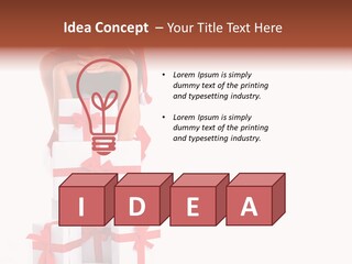 Present Happy Lot PowerPoint Template