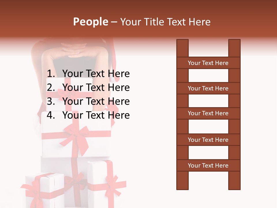 Present Happy Lot PowerPoint Template