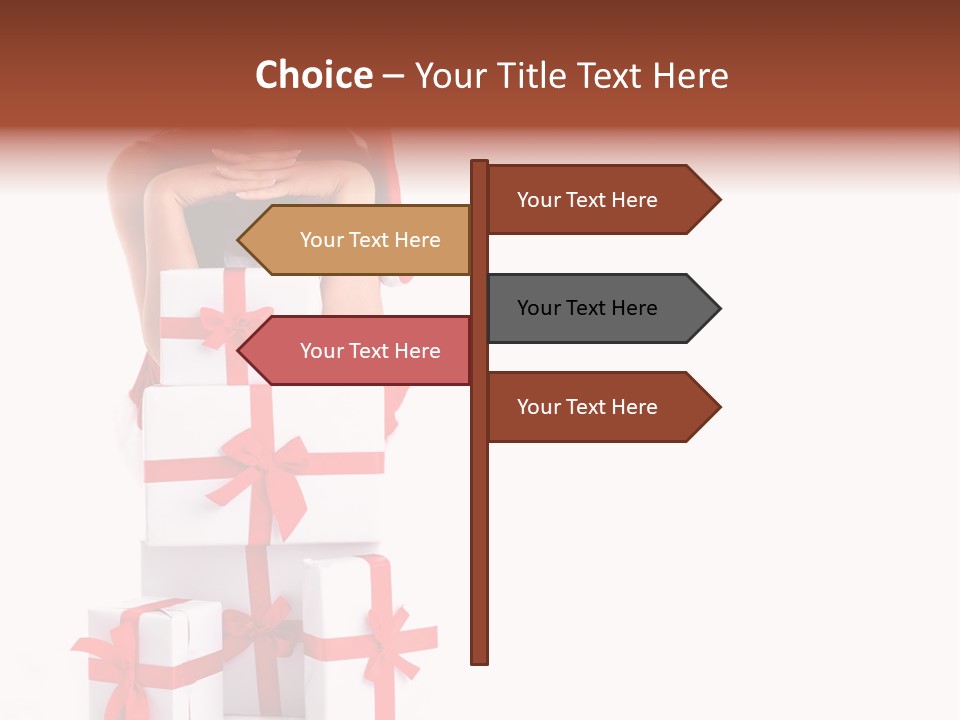 Present Happy Lot PowerPoint Template