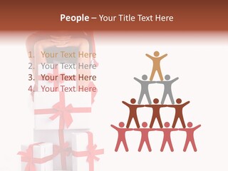 Present Happy Lot PowerPoint Template