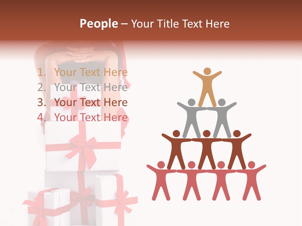 Present Happy Lot PowerPoint Template