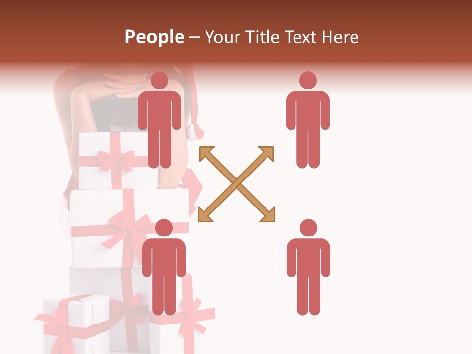 Present Happy Lot PowerPoint Template