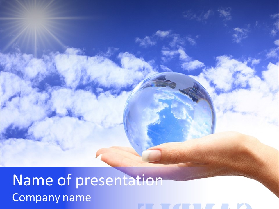 Person Land Help PowerPoint Template