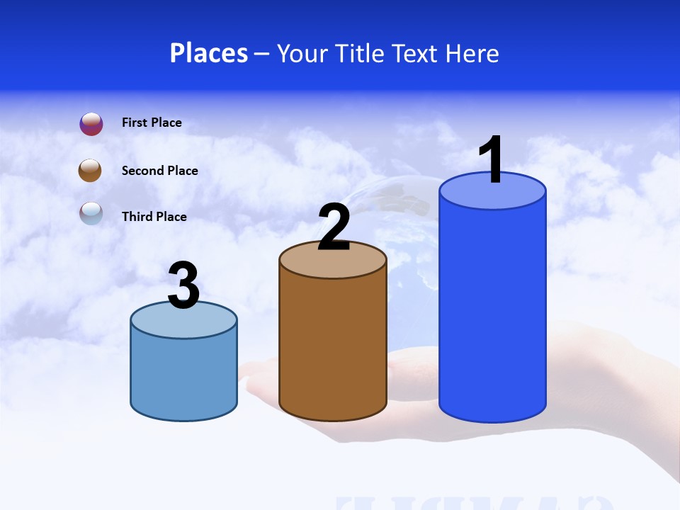 Person Land Help PowerPoint Template
