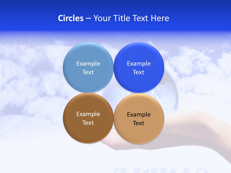 Person Land Help PowerPoint Template