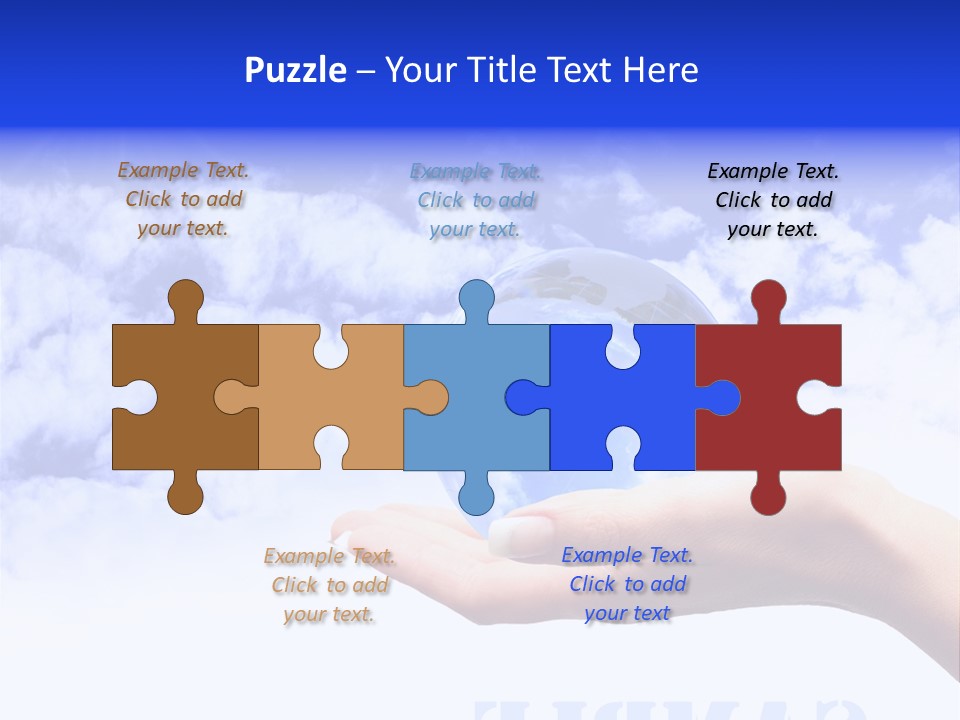 Person Land Help PowerPoint Template