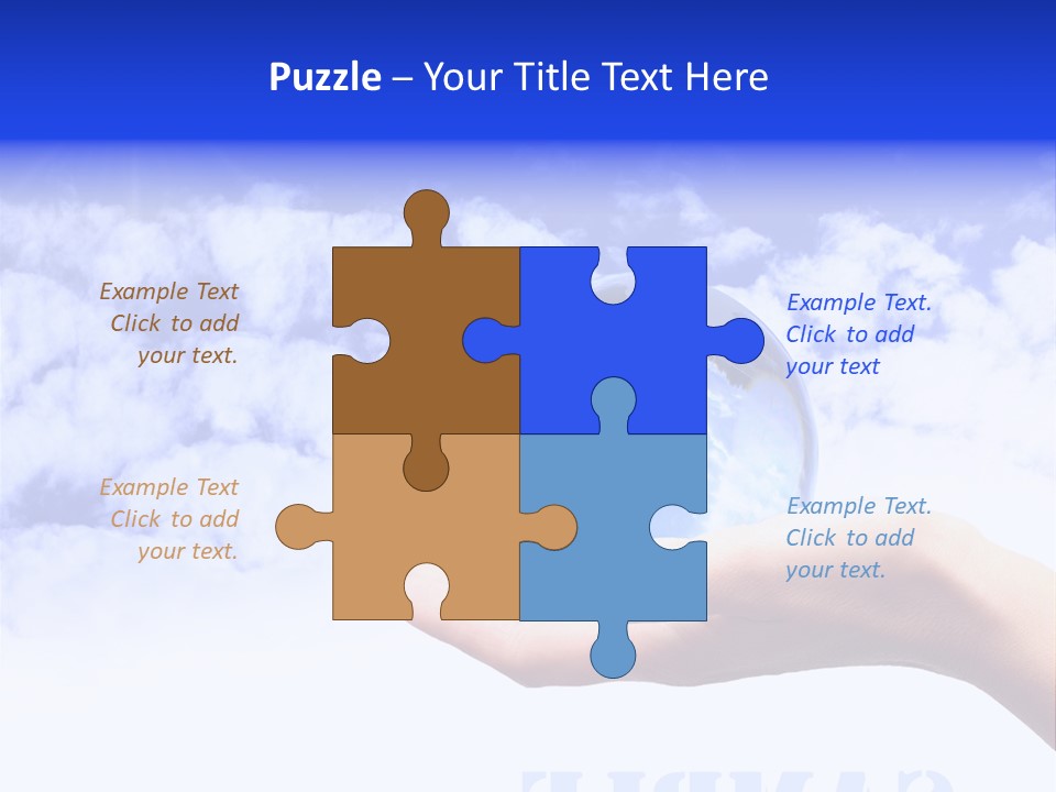 Person Land Help PowerPoint Template