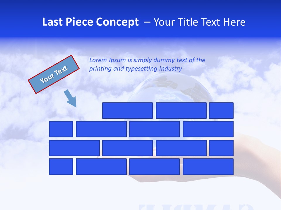 Person Land Help PowerPoint Template