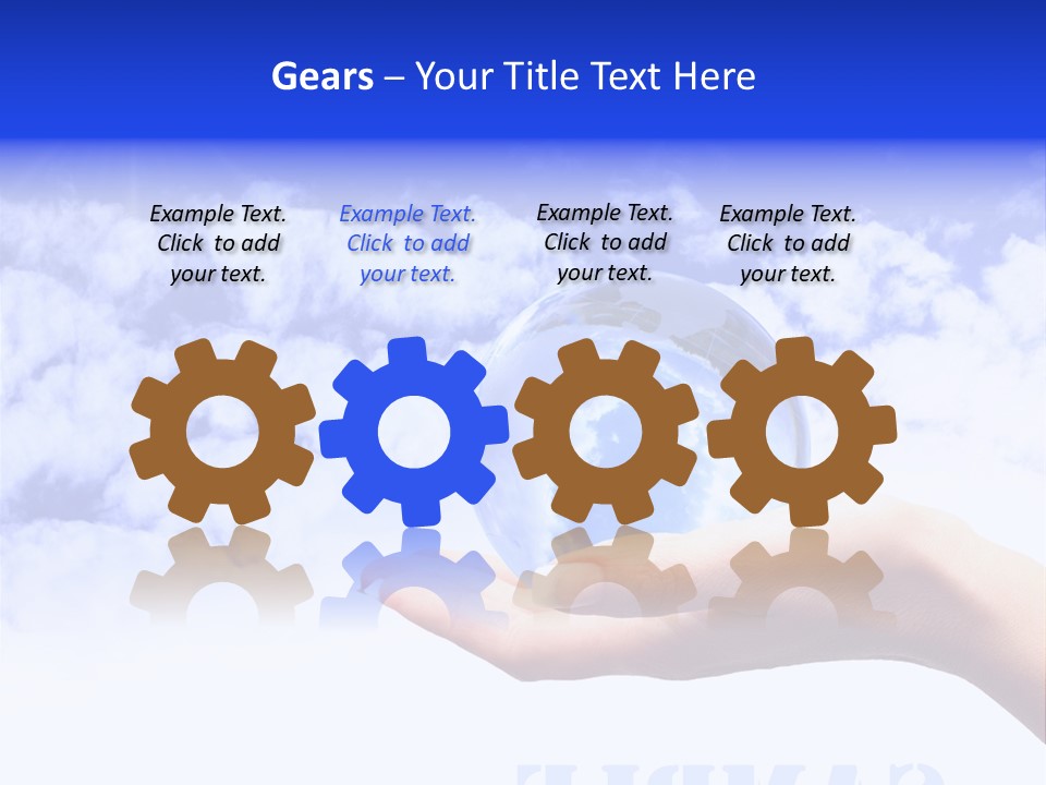 Person Land Help PowerPoint Template