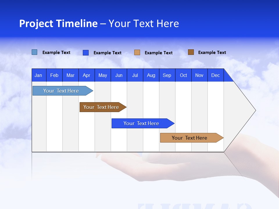 Person Land Help PowerPoint Template