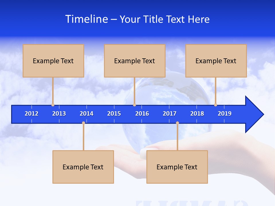 Person Land Help PowerPoint Template