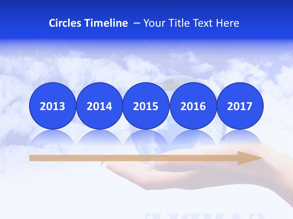 Person Land Help PowerPoint Template