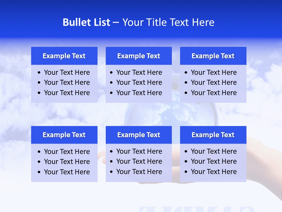 Person Land Help PowerPoint Template