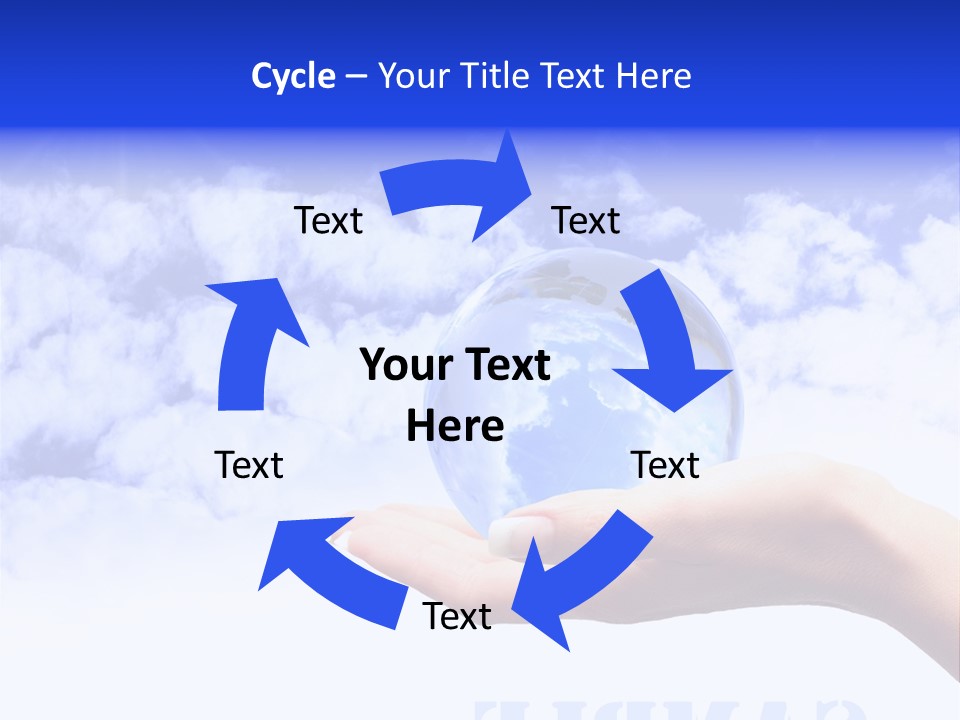Person Land Help PowerPoint Template