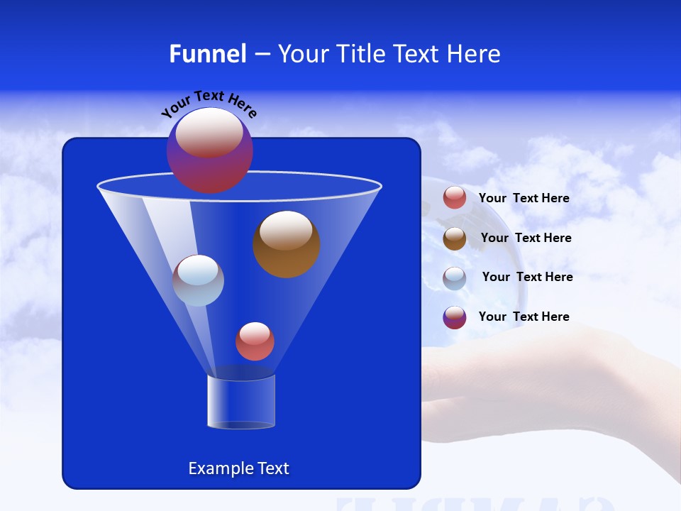 Person Land Help PowerPoint Template