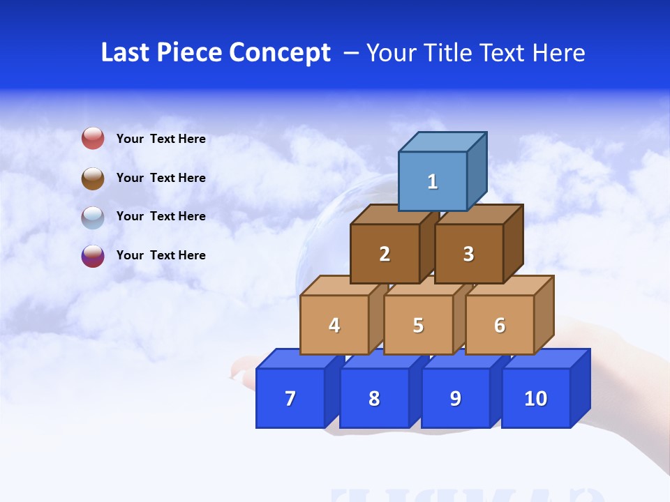 Person Land Help PowerPoint Template