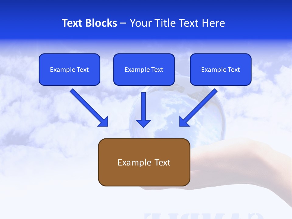 Person Land Help PowerPoint Template