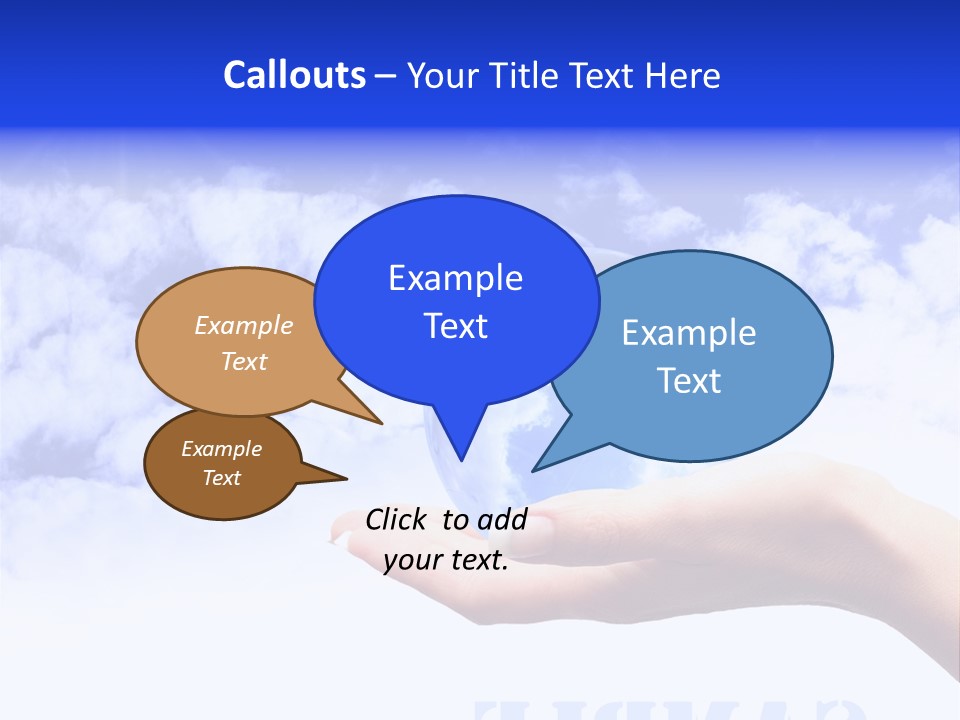 Person Land Help PowerPoint Template