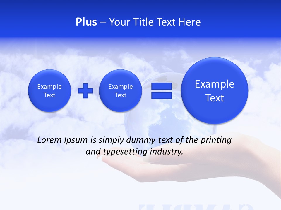 Person Land Help PowerPoint Template