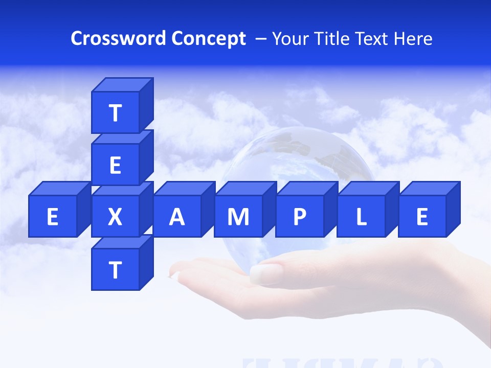 Person Land Help PowerPoint Template