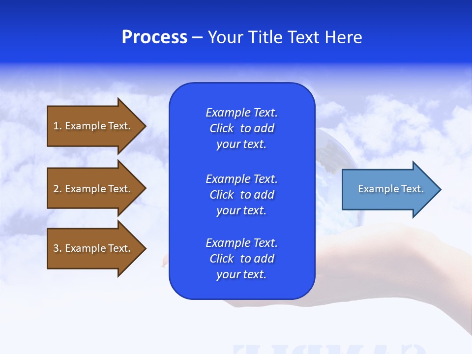 Person Land Help PowerPoint Template