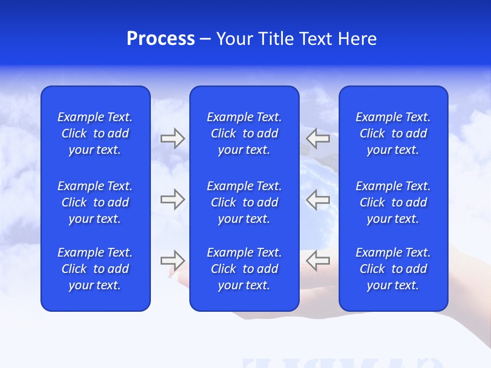 Person Land Help PowerPoint Template