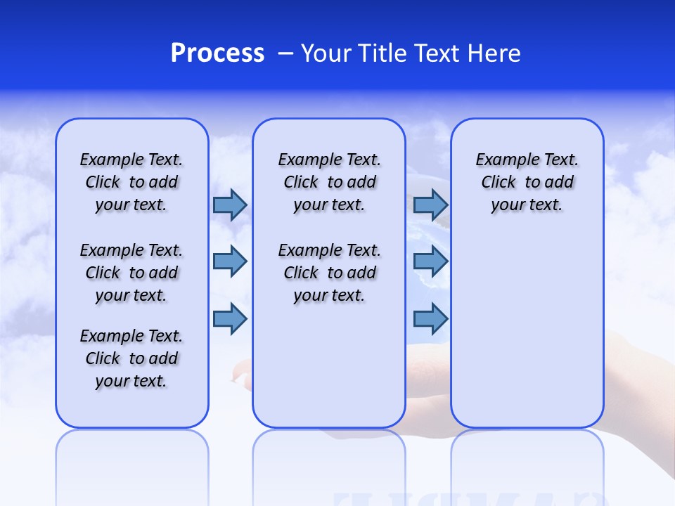 Person Land Help PowerPoint Template