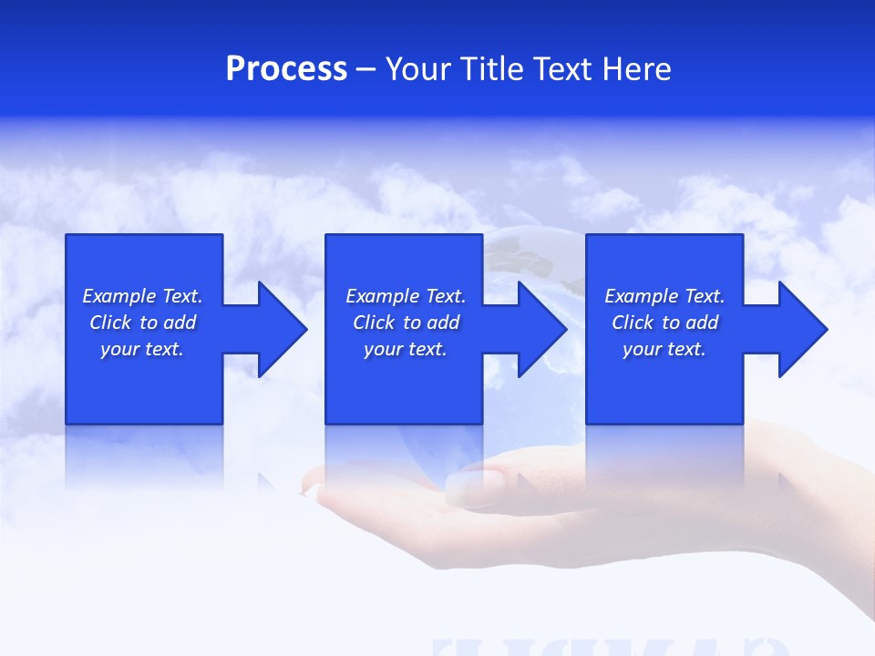 Person Land Help PowerPoint Template