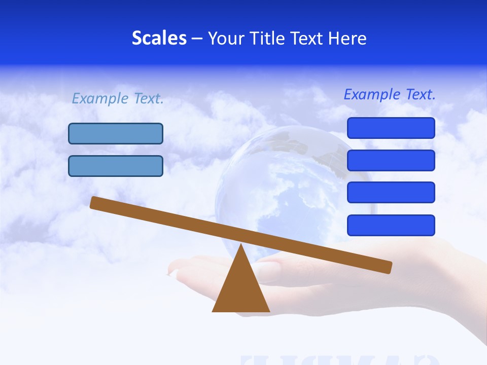 Person Land Help PowerPoint Template