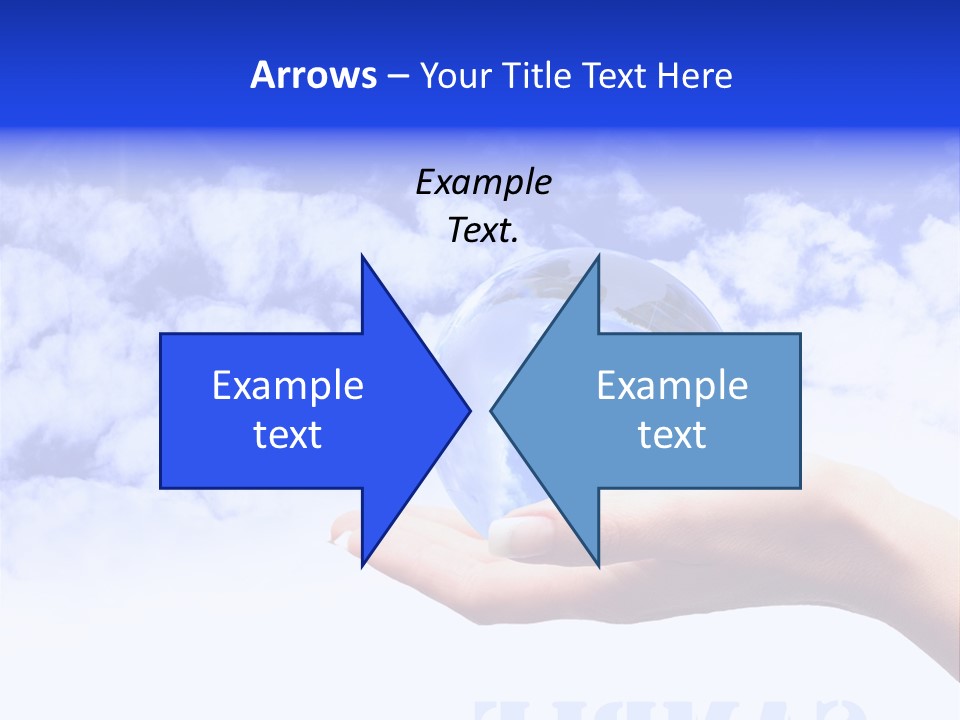 Person Land Help PowerPoint Template