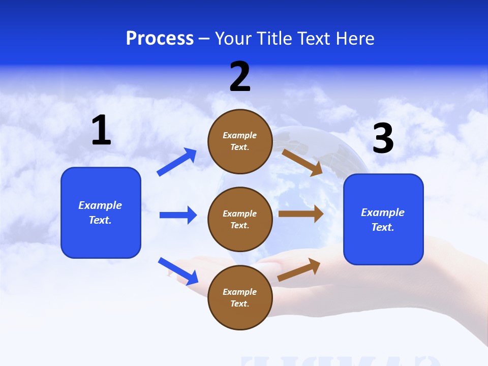 Person Land Help PowerPoint Template