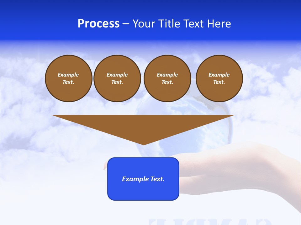 Person Land Help PowerPoint Template