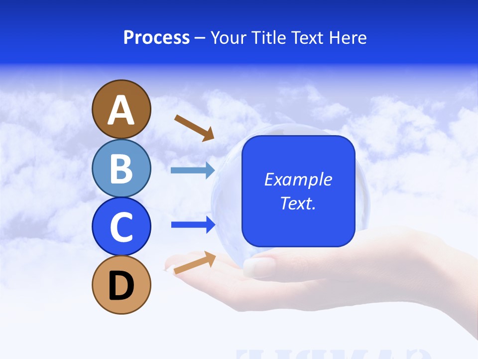 Person Land Help PowerPoint Template