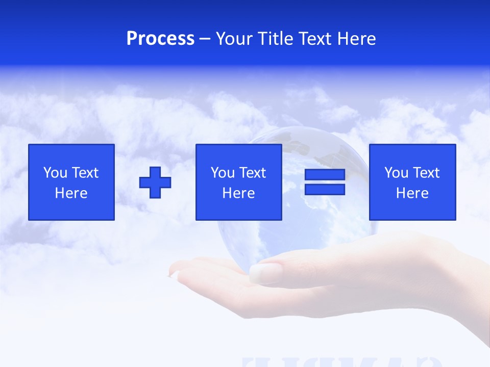 Person Land Help PowerPoint Template