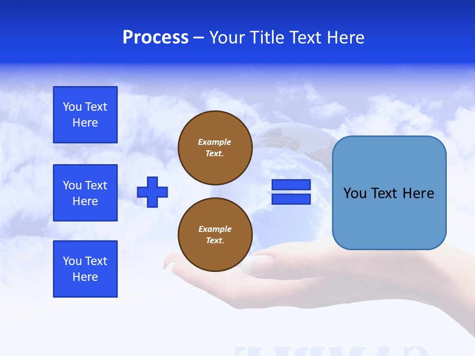 Person Land Help PowerPoint Template