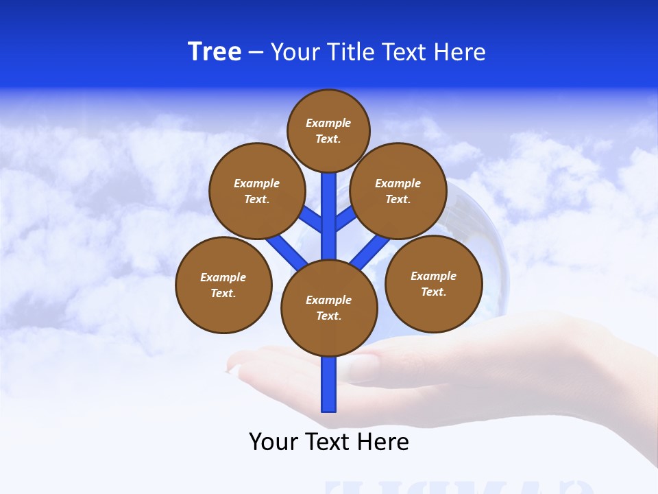 Person Land Help PowerPoint Template