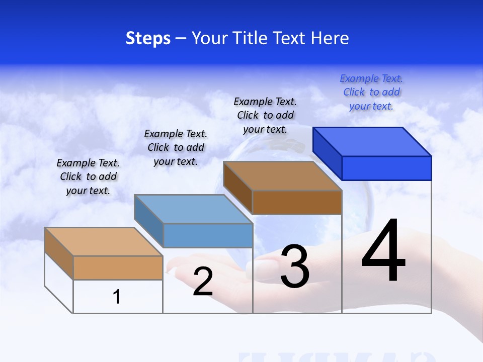 Person Land Help PowerPoint Template