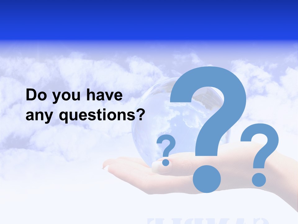 Person Land Help PowerPoint Template