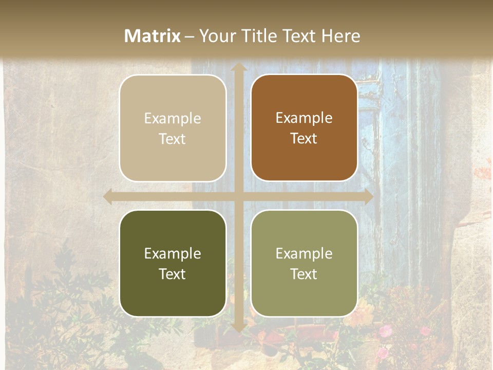 Town Exterior Paint PowerPoint Template