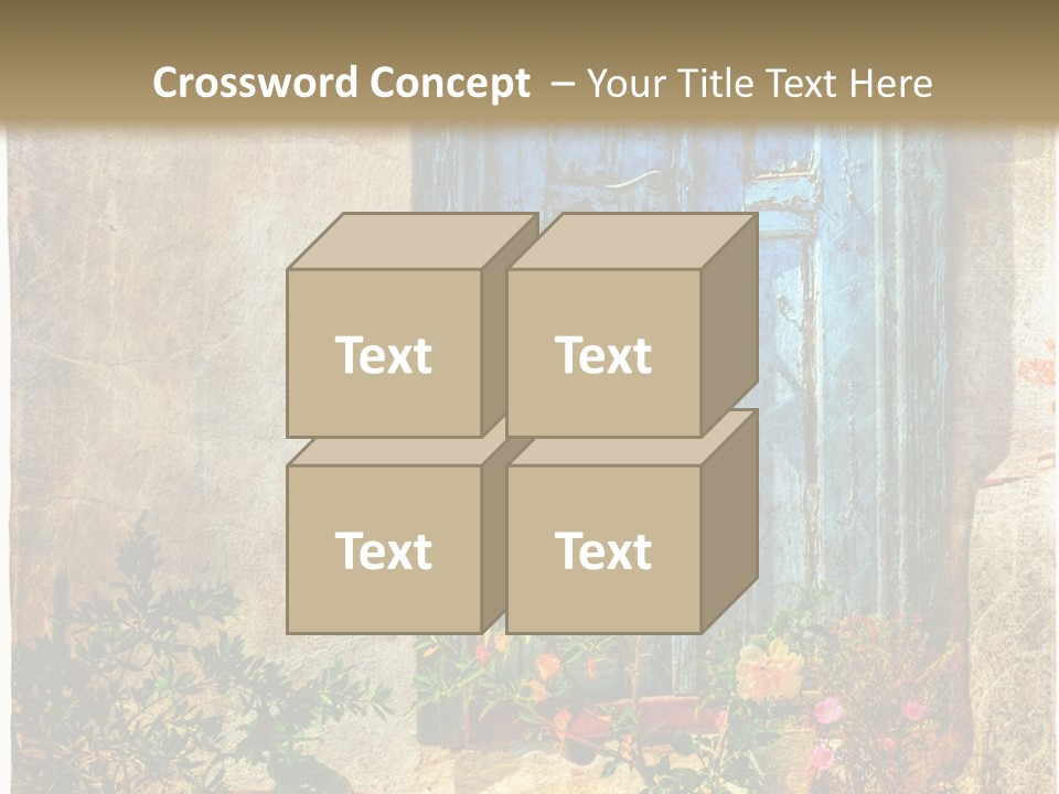 Town Exterior Paint PowerPoint Template