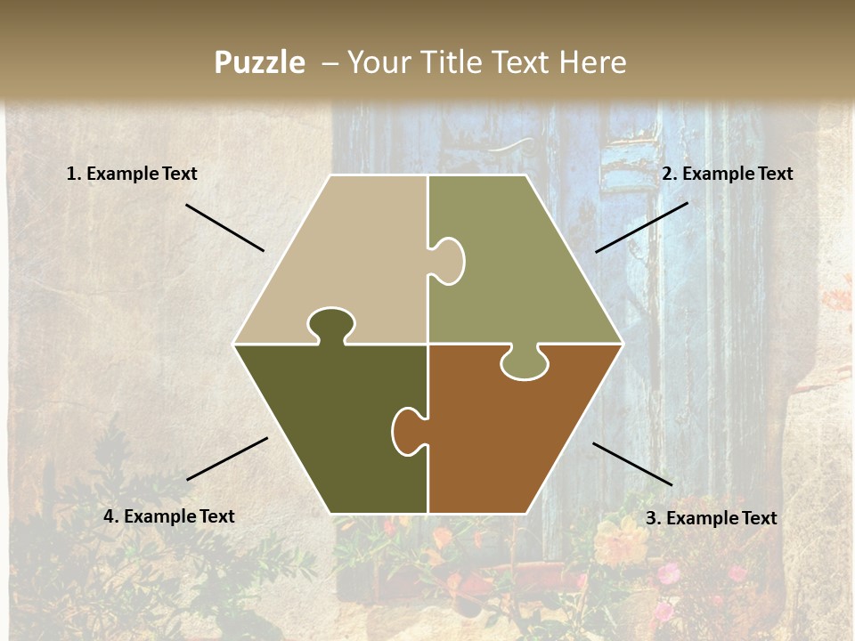 Town Exterior Paint PowerPoint Template