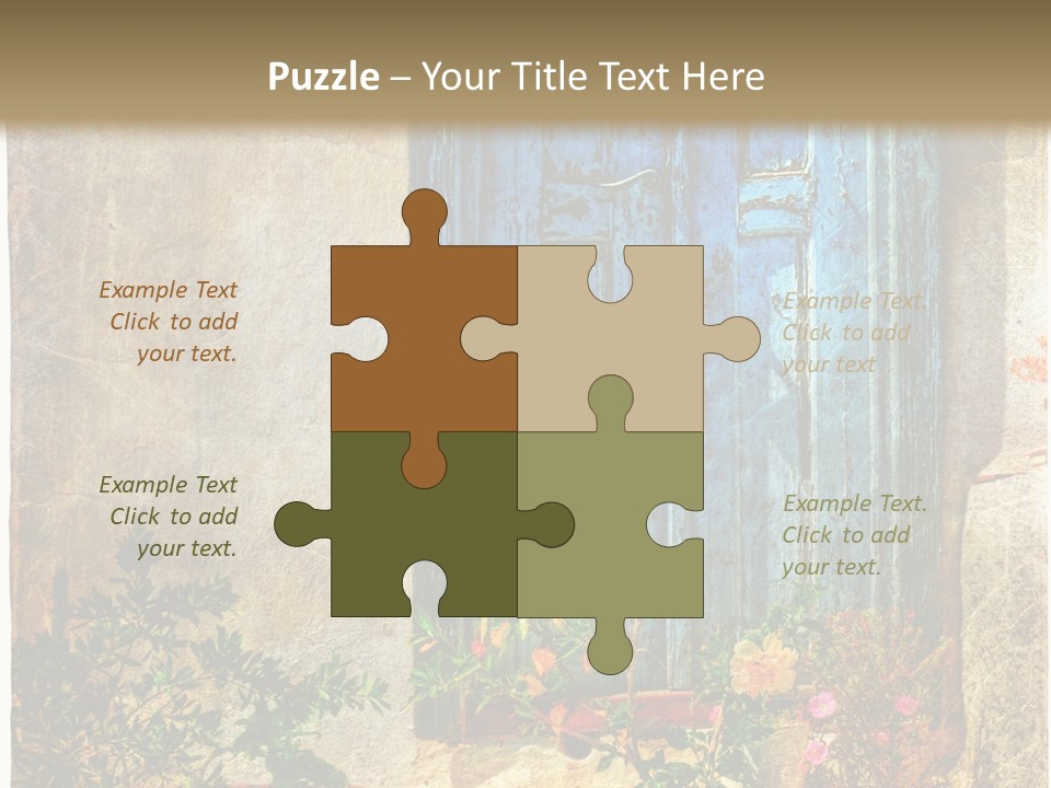 Town Exterior Paint PowerPoint Template